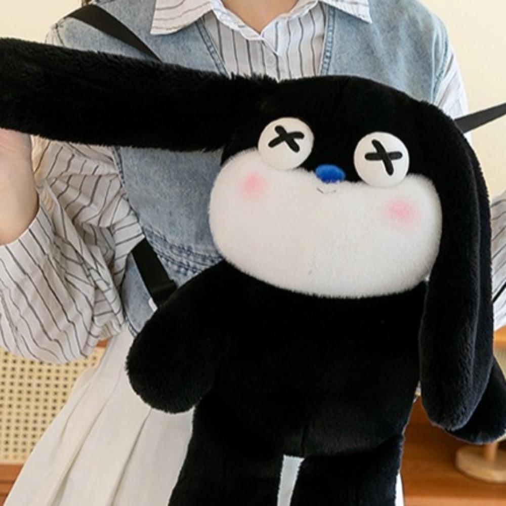 Cartoon Rabbit Plush Backpack Soft Cartoon Animal Backpack Cute Rabbit Plush Toy Ladies
