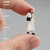1/64 Scale Miniature Figure People Figurine Woman DIY Projects Ornament Collections Tiny