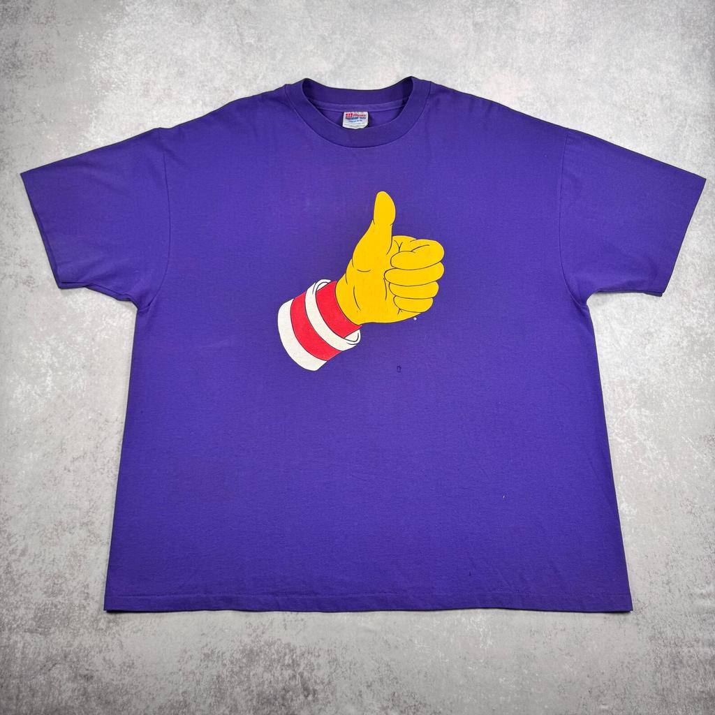 Vintage 1990’s Ronald McDonald Thumbs Up T-Shirt and kids tshirt Purple