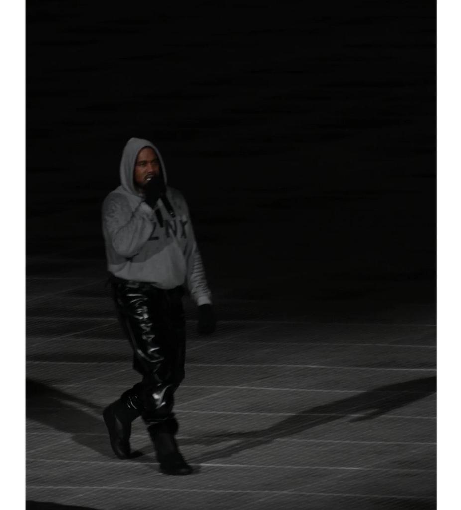 Kanye Kan Ye Shanghai Concert SZNX Heather Grey Unisex Zip-Up Hoodie Sweatshirt