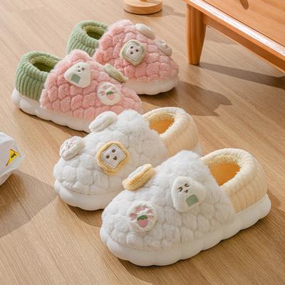 Парные утолщенные высокие хлопковые туфли