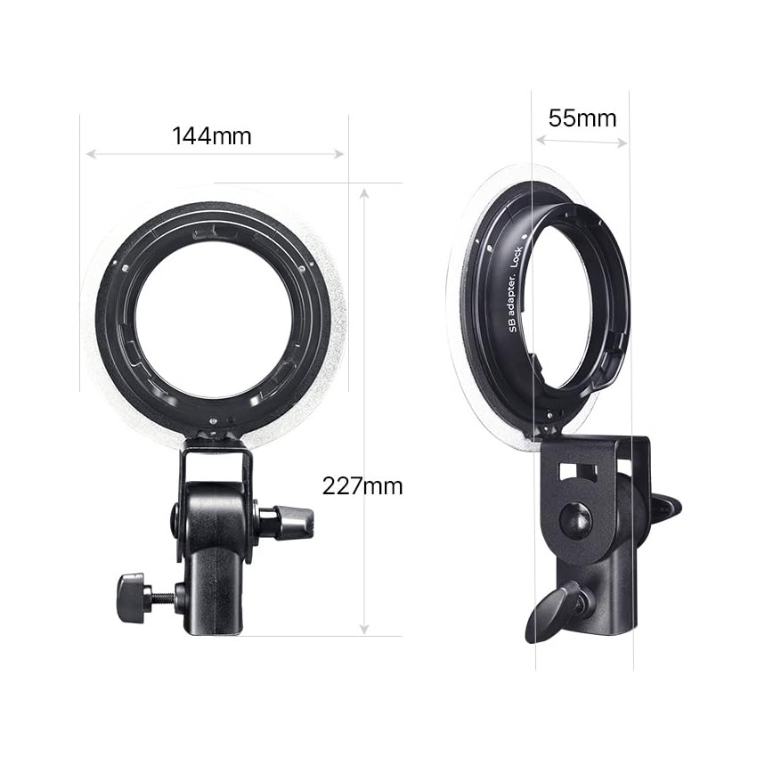 SMDV Filp SB-08 Кронштейн для софтбокса для Flip/Flip NEMO, Совместим с адаптерами серии Flip G, Спидринг SB08