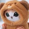 12 см Аниме Mofusand Плюшевый Брелок Подвеска для Сумки Мультяшный Милый Маленький Енот Белка Панда Плюшевая Кукла Украшения для Дивана Подарок