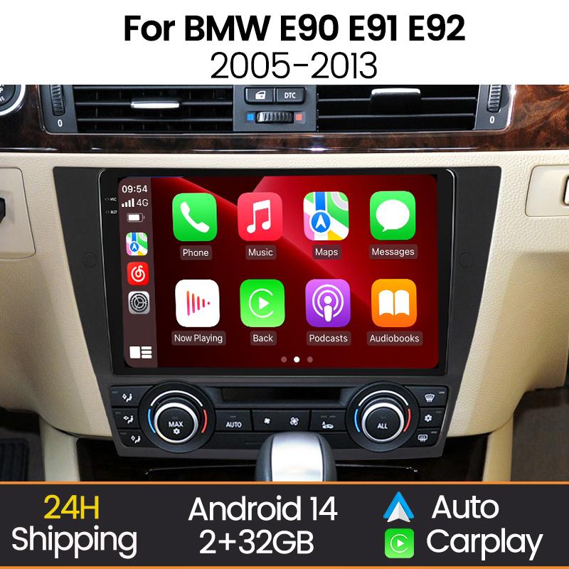 MEKEDE Android Auto Экран Автомагнитолы Для BMW E90 E91 E92 E93 2005-2013 Беспроводной Carplay WIFI Автомобильный Мультимедийный Стерео Видеоплеер