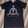 Винтажная футболка Panic At The Disco Размер Medium 18x27 Черная винтажная стиранная мужская уличная одежда с принтом Повседневная унисекс Слегка дышащая