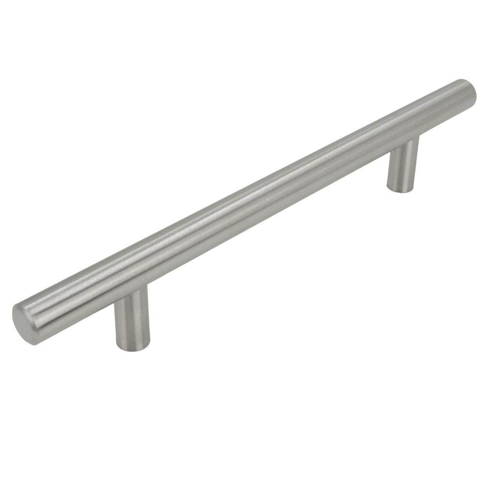 10 x Furniture handle Railing 128 mm silver