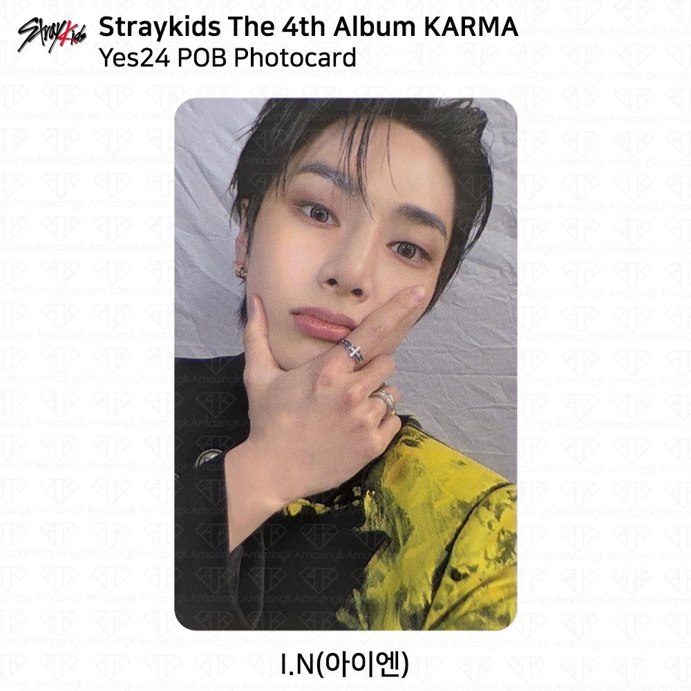 Stray Kids 4-й альбом Karma POB фотокарточка Yes24 KPOP K-POP SKZ