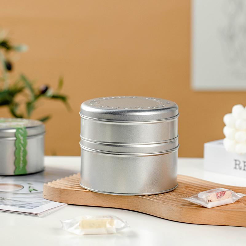 Банки для печенья и конфет Декоративные круглые жестяные коробки Упаковка для шоколадного печенья Банка для свечей Контейнеры для конфет Подарочная коробка