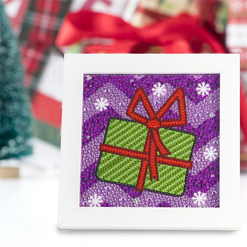 Kids Full Drill 5D Diamond Painting Kit, Cartoon Animal Handmade Diy Diamond Paste Decor Art