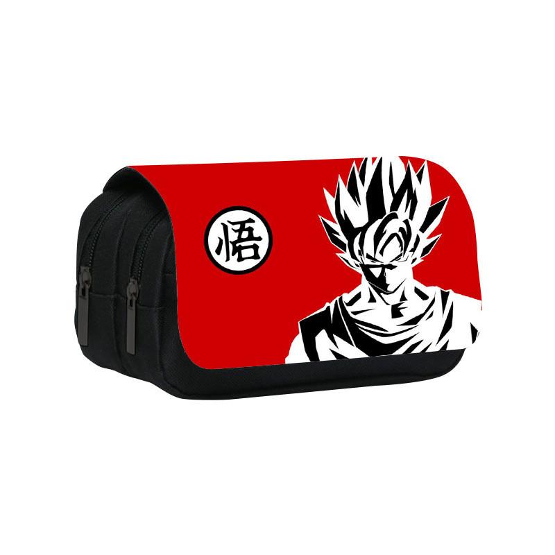 Dragon Ball Nylon School Pencil Bag With Spacious Storage For Middle School And Teens