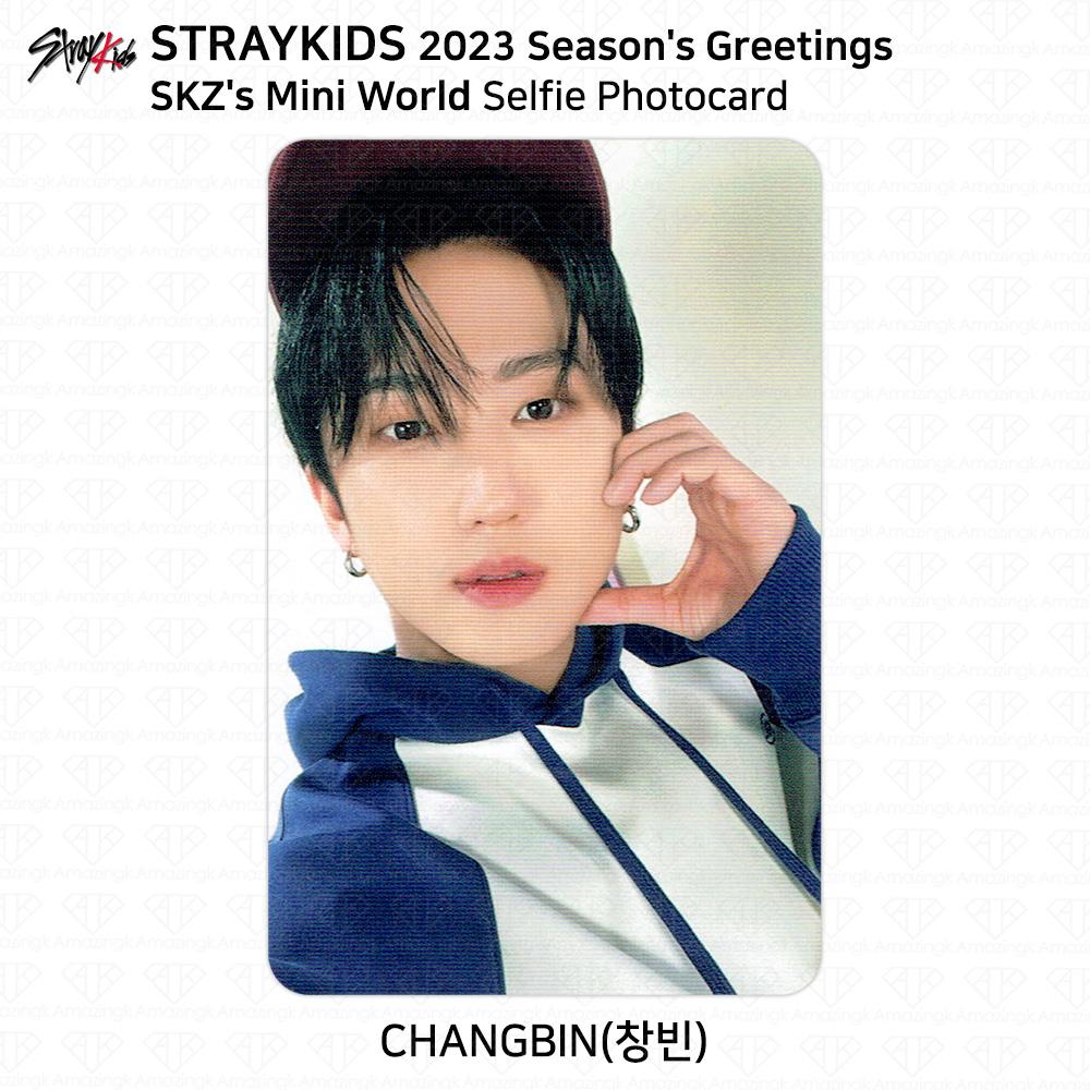 Stray Kids 2023 Новогодние поздравления Селфи Фотокарточка 4cut Photo JYP Shop Benefit