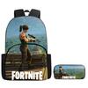 Набор: Большой рюкзак и пенал Fortnite - Мультяшные игровые школьные принадлежности для детей 5-8 лет, Унисекс подарок