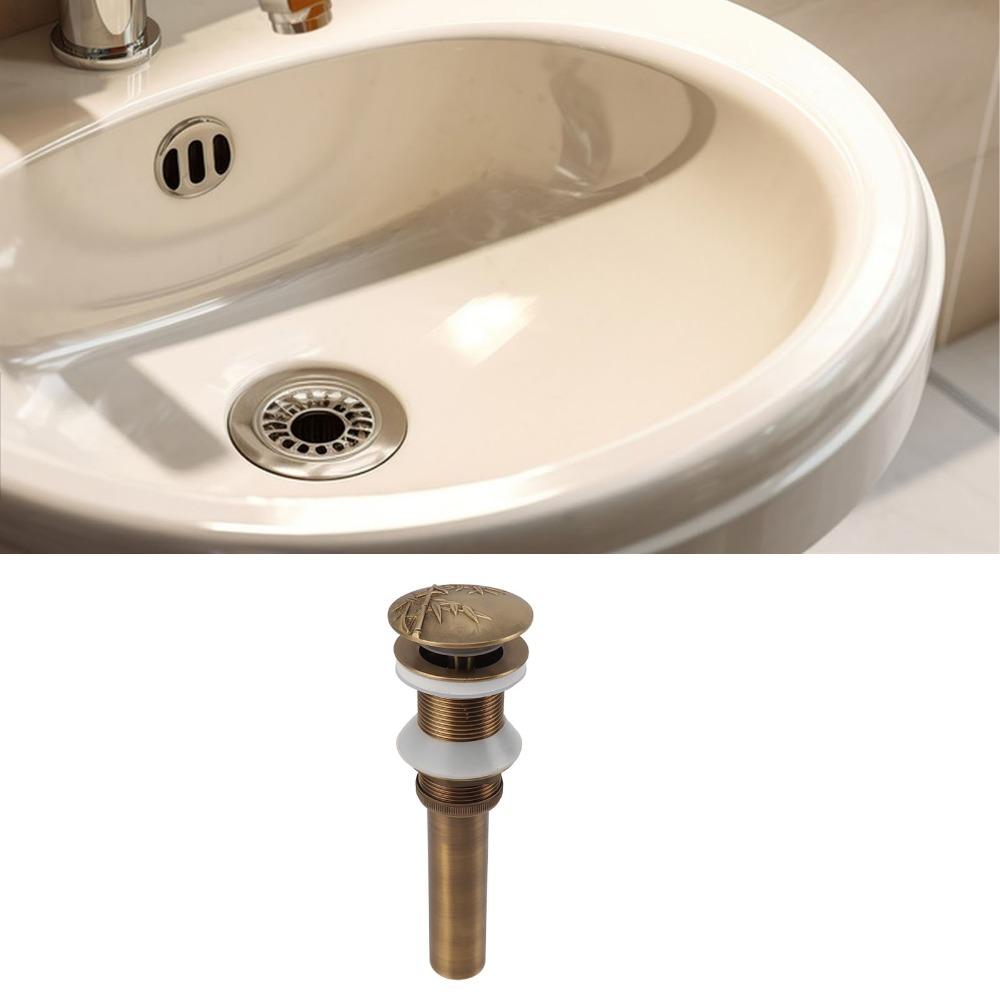 Quick Drainage Sink Drain Brass Material Sink Drain Stopper Vessel Sink Drain Standard Sink