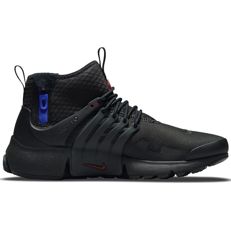 Nike Мужские кроссовки Air Presto Mid Utility Darth Vader, черные, антрацитовые, Racer-Blue DC8751-001