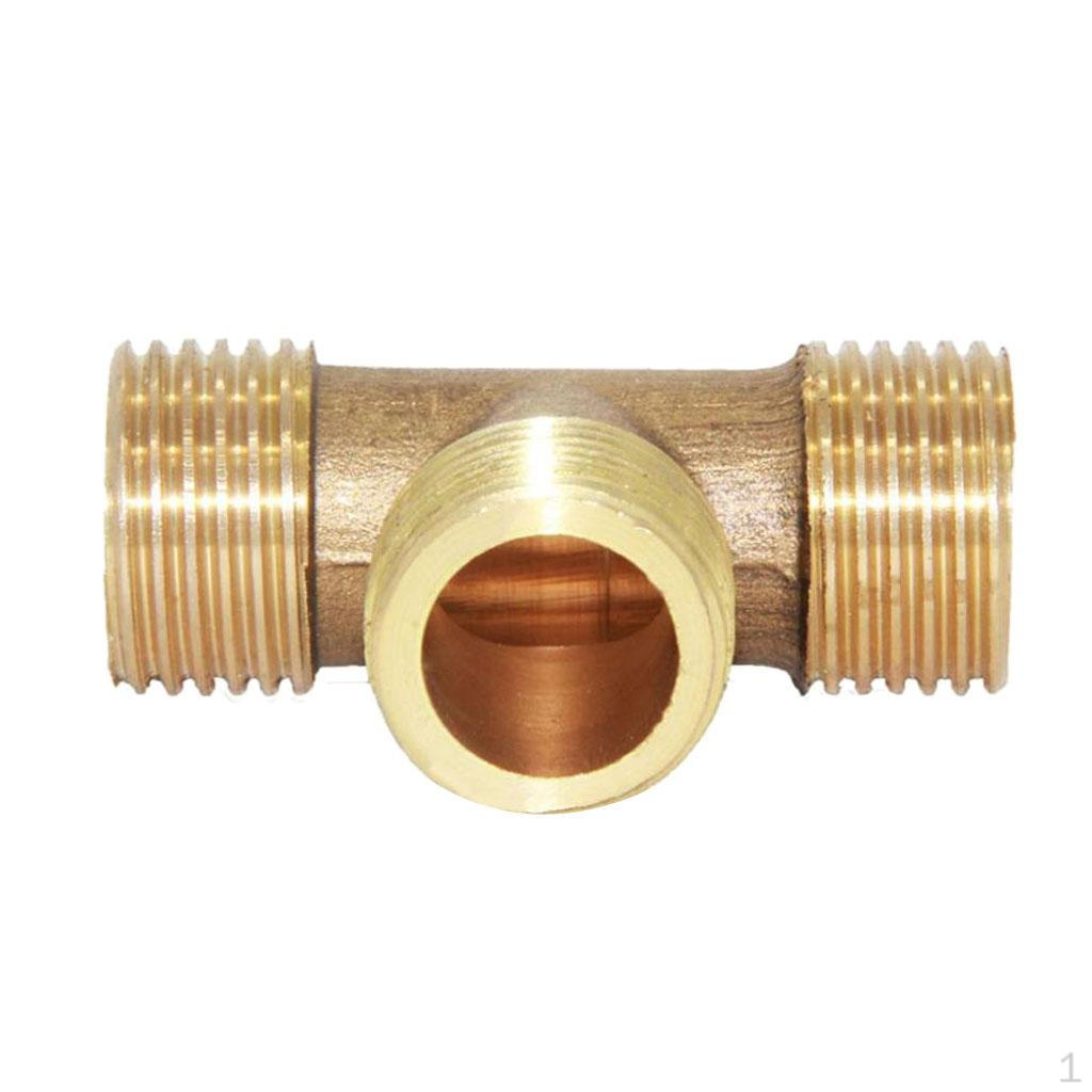 Латунный фитинг-переходник-заглушка с резьбой 1/2'' DN15