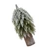 Hill Interiors Wood Snowy Fir Tree Decoration