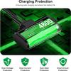 2 шт. Аккумулятор 4800 МВтч для геймпада Xbox One, набор для игры и зарядки, кабель USB-C для зарядки/4 крышки для Xbox One/seriesx|S