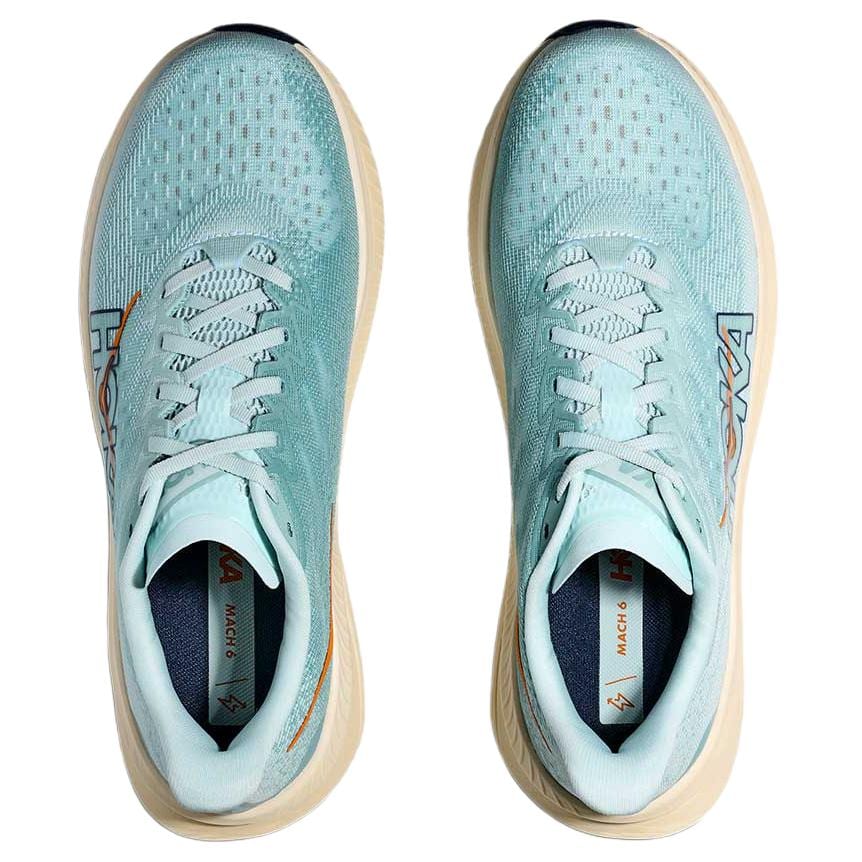 HOKA One One MACH 6 Дышащие Поддерживающие Беговые Кроссовки Мужские Синие 1147790-CLRSS