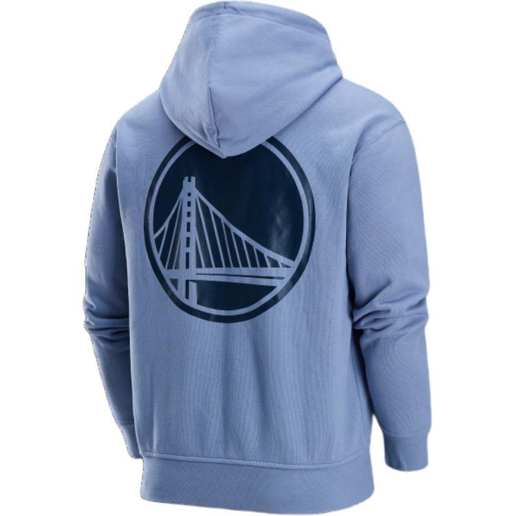 Air Jordan Golden State Warriors Courtside NBA Fleece Pullover Hoodie Asia Sizing 'Ashen Slate' Men's FV8253-493