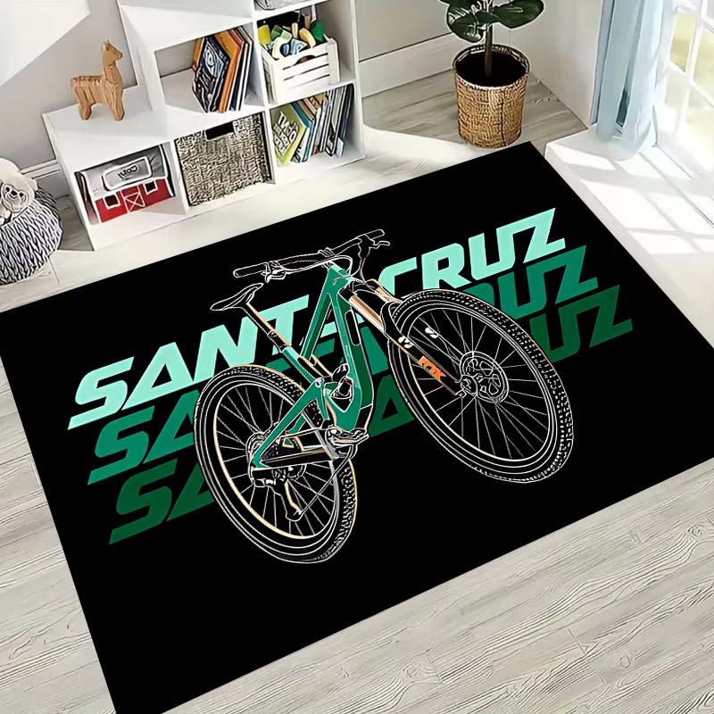 Ковры и коврики Santa Cruz, декор спальни в стиле горного велосипеда, коврики, пригодные для машинной стирки, праздничные украшения доступны под заказ.