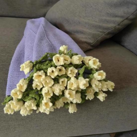 Букет Одеяло DIY Набор Цветочные Букеты Вязание крючком Набор Вязаный Букет Плед Набор для Рукоделия для Дома Кровать Диван Диван Декор