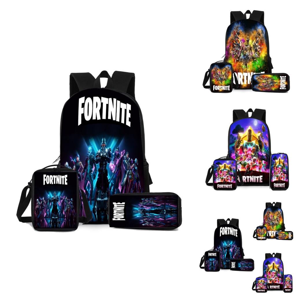 Модный набор: рюкзак, ланч-бокс и пенал Fortnite для школьников