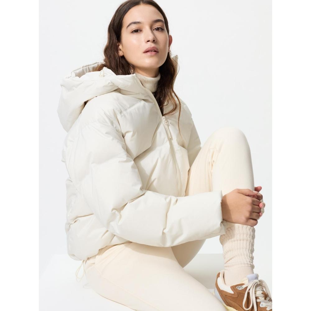 Uniqlo Япония бесшовная пуховая парка