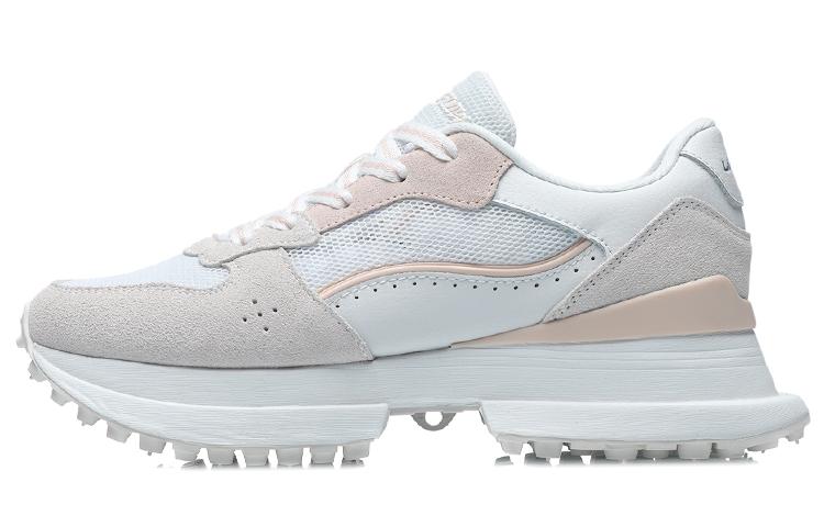 Li Ning CF Casual Shoes Women's Low Top White/Pink AGCR210-1