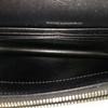 [Pre-Owned] Ysl Envelope Silver Logo Quilted Grainy Embossed Leather Envelope Chain Wallet Shoulder Crossbody Bag - Excellent #1TE77E9