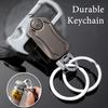 Heavy Duty Multifunctional Keychain Carabiner Clip Bottle Opener Fidget Spinner Knife Zinc