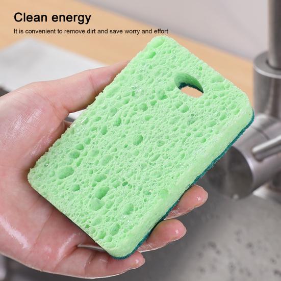 Unique Washing Sponge Dual-side Use Rich Foam Reusable Good Water Absorption Cleaner