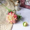 Real Touch Artificial Chrysanthemum Handmade Silk Chrysanthemum Flower  Indoor Outdoor Decoration