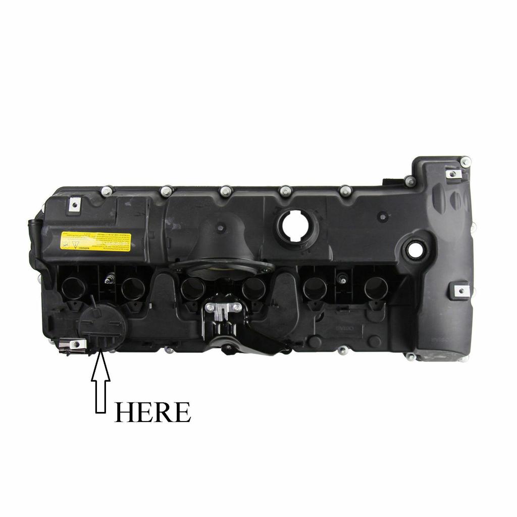 11127552281 Клапан PCV для BMW N52, крышка клапана с мембраной для BMW E90 E91 E70 E60 E65 E66 Z4 X3 X5 328i 528i 11 12 7 552 281