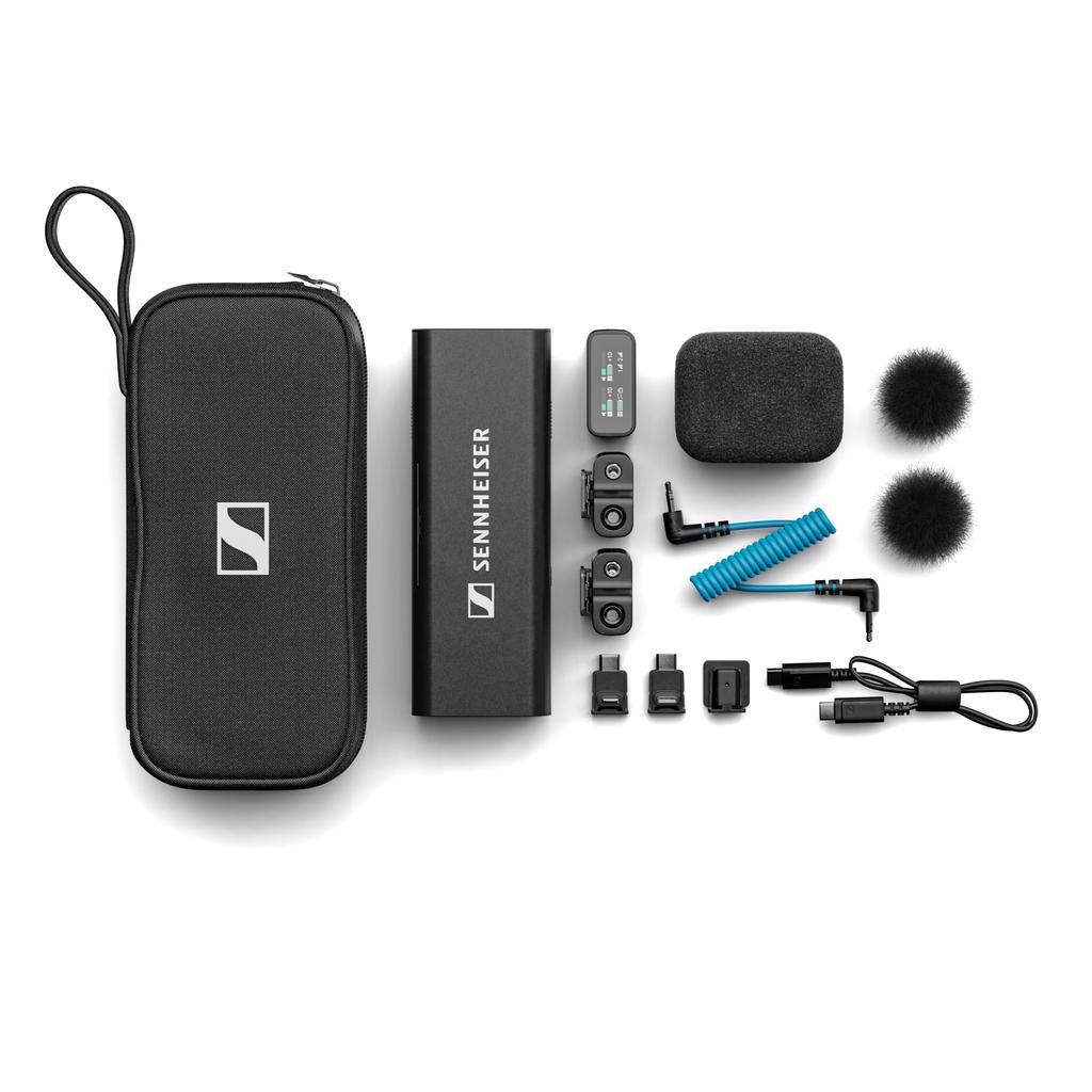 Sennheiser PROFILE WIRELESS SET Small GHz 2 Channel Wireless Microphone System 700266 Multifunctional Compact Highly Versatile Creator 2-CHANNEL 2.4