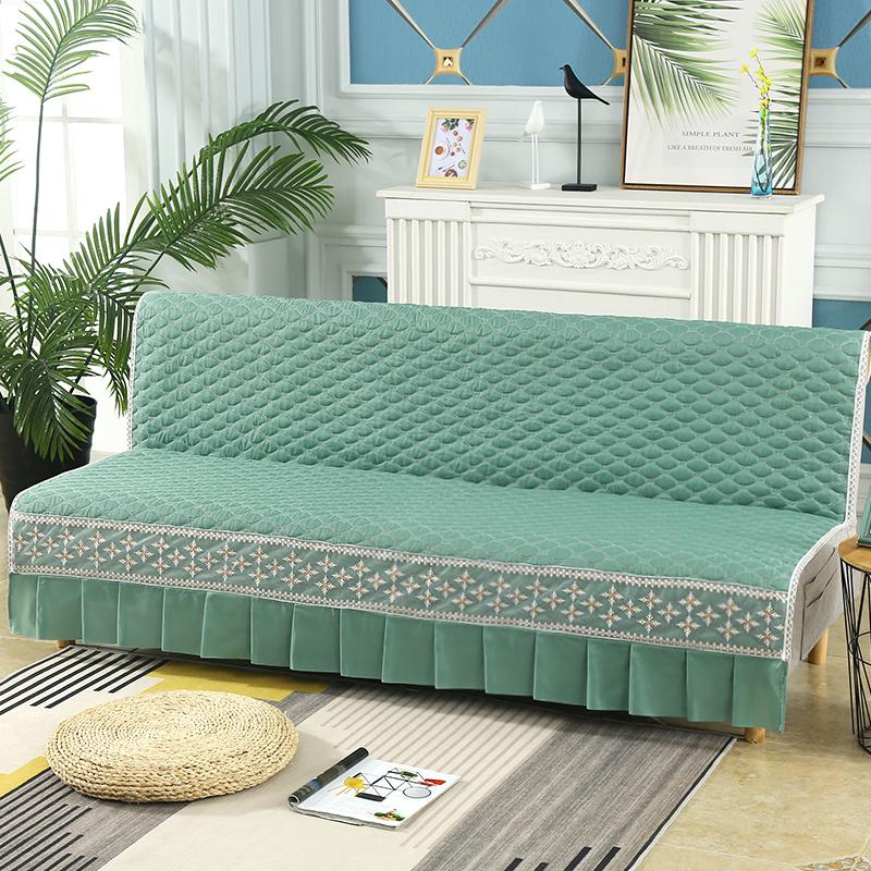 Universal Stretch Sofa Bed Cover Couch Covers Armless Sofa Cover Washable Elastic Folding Furniture Sofa Bed Covers
