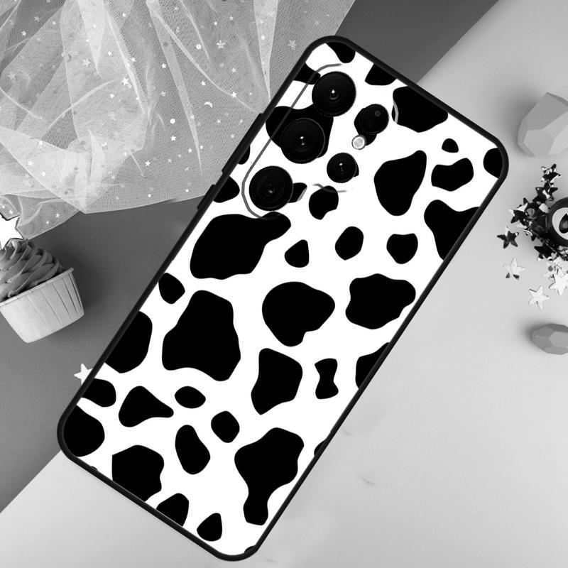 Cow Print Phone Case For Samsung Galaxy S25 FE S23 S21 S20 S22 S24 S26 Ultra S10 S26 Plus Cover Coque