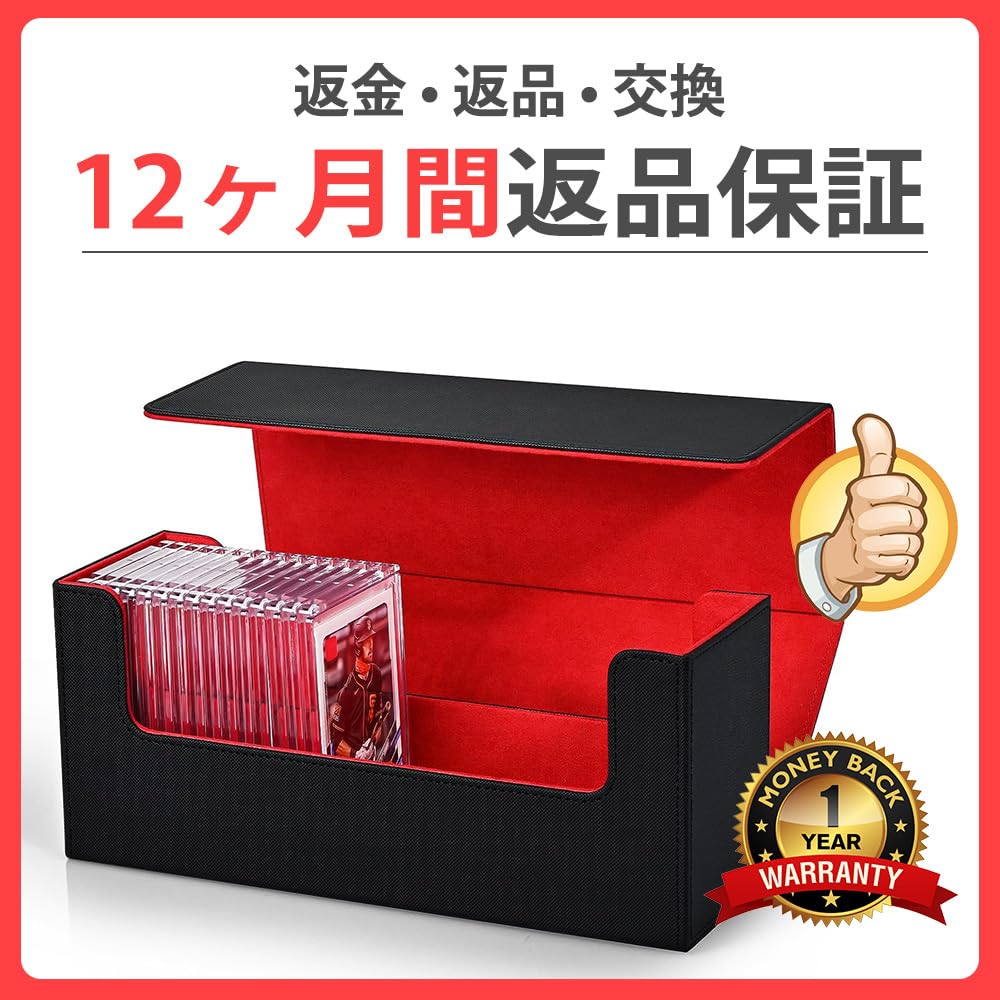 LIUDU Magnetic Loader Case Storage Card Loader Deck Case Большая емкость вмещает до 36 карт Магнитная застежка для хранения Загрузчик из искусственной кожи вмещает 36 карт
