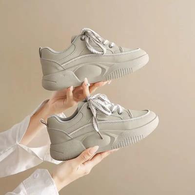 Модные кроссовки на шнуровке на платформе для баскетбола, размер 48, массивные брендовые кроссовки, женские спортивные тениды больших размеров от ведущего производителя из Китая