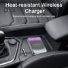 Нескользящая отделка «сделай сам», автомобильное беспроводное зарядное устройство, широкий компактный прямоугольник, быстрая зарядка, предотвращение перегрева, зарядное устройство для телефона, коврик