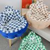 Диван-гнездо Big Eyes Checkerboard Round Nest Bed Pet Bed Cat Bed Dog Bed Pet Laugh Universal Small and Medium Size for All Seasons