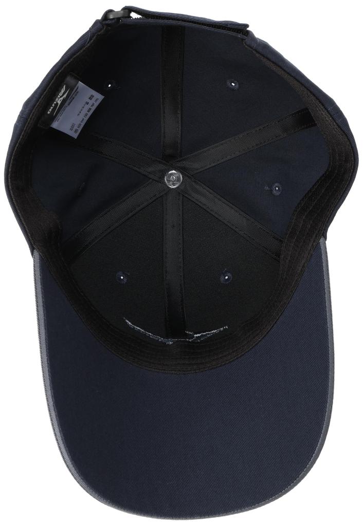 Mizuno Cotton Twill One Size Fits Most Men's Cap, C2JWB151, Navy, (Head Circumference 56-60cm)