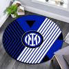 Football Club Internazionale Milano3 Round Area Rug,Carpet Rug for Living Room Bedroom Sofa Playroom Decor,Non-slip Floor Mat