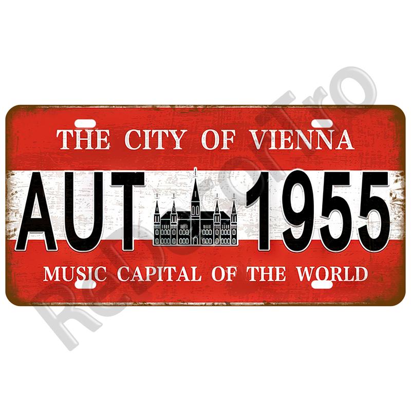 Metal Sign Germany USA Country Flag Tin Sign Plaque France Israel Spain Tinplate Plate For Wall Home Restaurant Craft Bar Decor