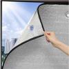 Heat Insulation Window Film Self Adhesive UV Protection Sun Blocking Reflective Foil for Home Office Glass Privacy Decoration