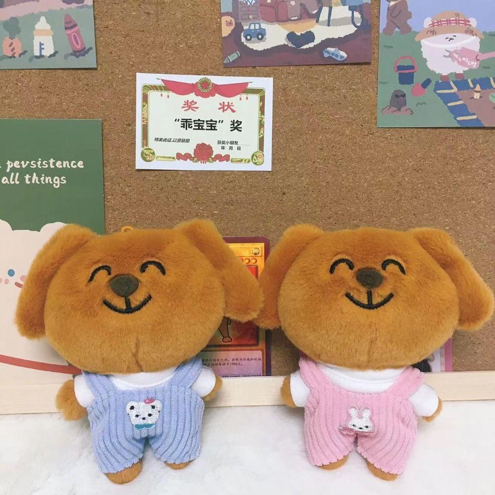 Мини-мультяшный плюшевый комбинезон в мультяшном стиле, мини-одежда, костюмы, хлопковая кукла 10 см