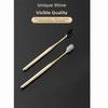 Gold Silver Dental Brushes Luxury Adult Tooth Brush Oral Care Manual Toothbrush  Family Oral Care