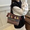 Сумка в этническом стиле, сумка на одно плечо, сумка подмышкой, вместительная корзина для овощей, сумка для поездок на работу