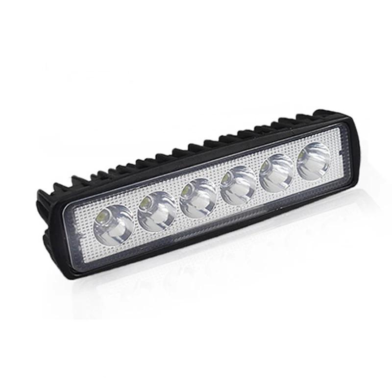 6 LED 18W Work Light DRL Car Offroad High Brightness Spotlight Headlight Work Light Night Driving Fog Lamp 12V