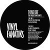 12-дюймовая пластинка TONE DEF - The Projection Demo's EP VFS044 Vinyl Fanatiks 2022 Великобритания Танцевальная и электронная музыка