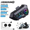 Bluetooth Motorcycle Helmet Headset 5.3 Wireless IPX6 Waterproof Noice Reduction Earphone 2000mah Long Standby Handsfree